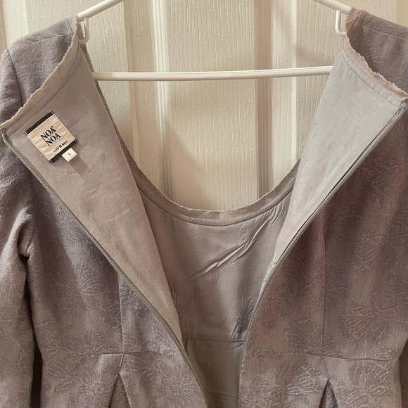 Noa Noa West End Wool Dress in Mist Melange - Picture 9 of 9